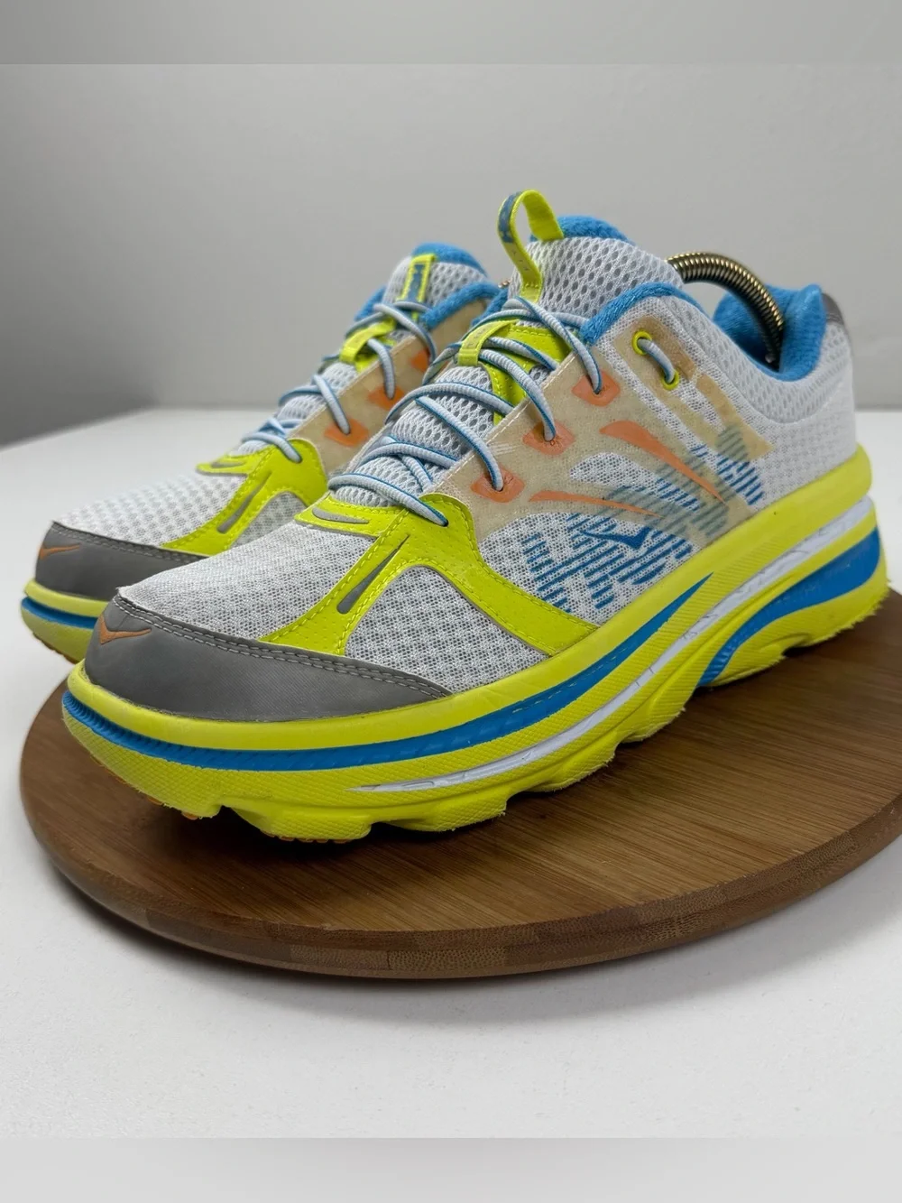 Hoka Bondi B “Citrus White” Running Shoes